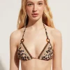 Animal Print Slide Triangle Bikini Top Bilbao