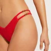Chevron High-Leg Brazilian Bikini Bottoms Casablanca