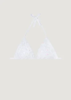 Floral Graduated Padded Triangle Bikini Top Parigi
