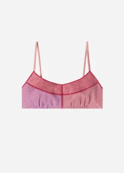 Lame Brassiere Bikini Top Lisbona