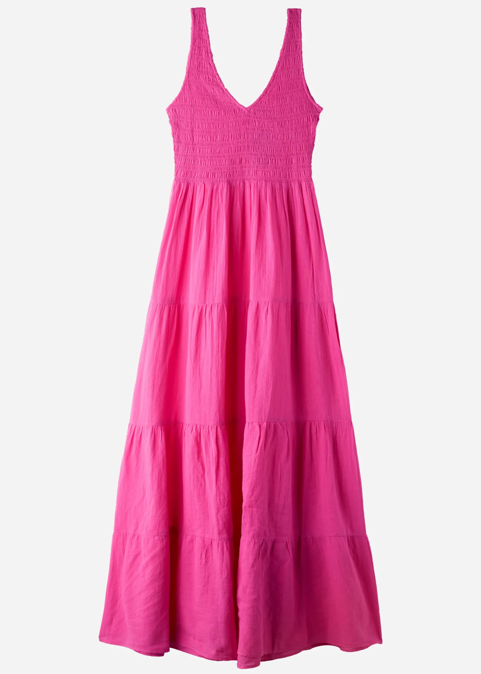 Long Dress With Flounced Skirt