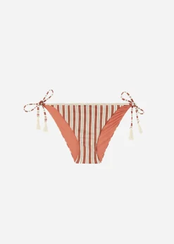 Rodi Stripe Bow Bikini Bottoms