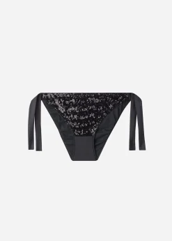 Sequin Bow Bikini Bottoms Cannes