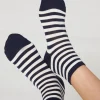 Stripe Patterned Short Socks