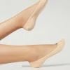 Women's Cotton Invisible Socks With Silicone Edge
