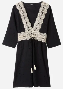 Broderie Anglaise Sequin Dress