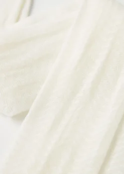 Girls' Wave-Patterned Micronet Tights