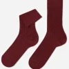 Men's Ribbed Cashmere Short Socks