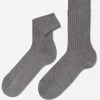 Men's Ribbed Cashmere Short Socks