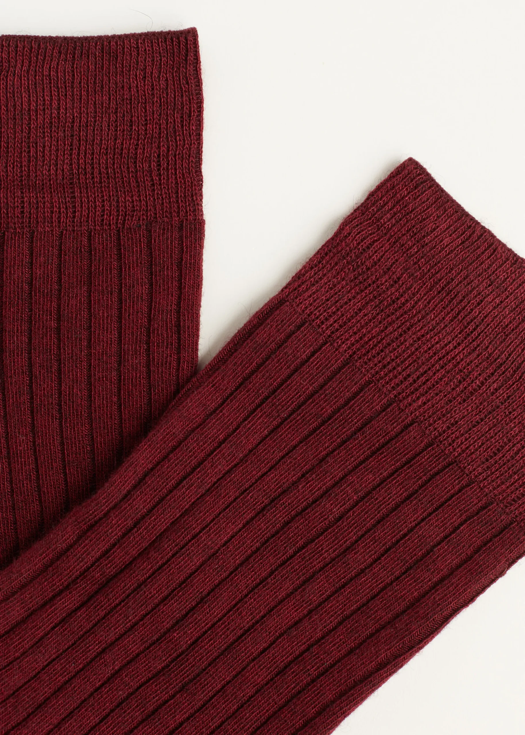 Men's Ribbed Cashmere Short Socks