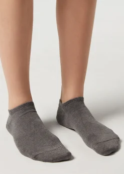 Unisex No-Show Socks With Cashmere